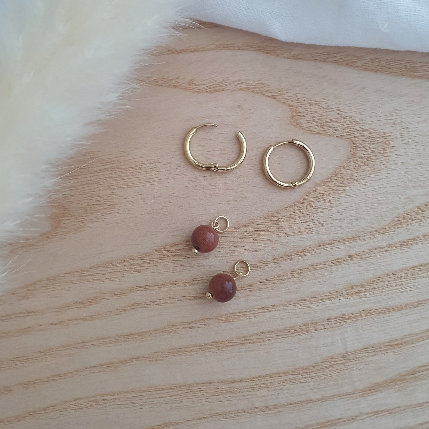 Vaihtoriipus kivihelmi (8mm), useita vaihtoehtoja