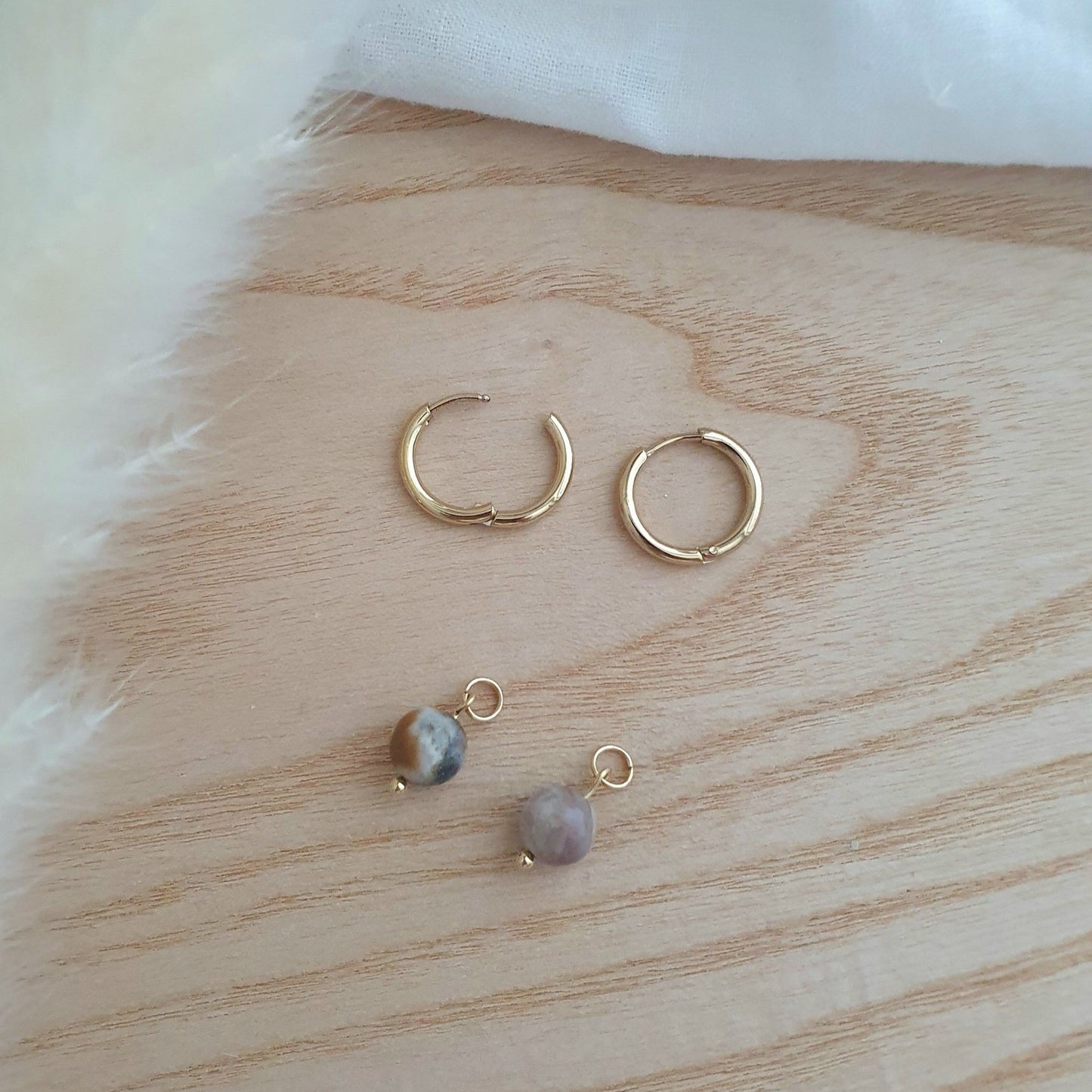 Vaihtoriipus kivihelmi (8mm), useita vaihtoehtoja