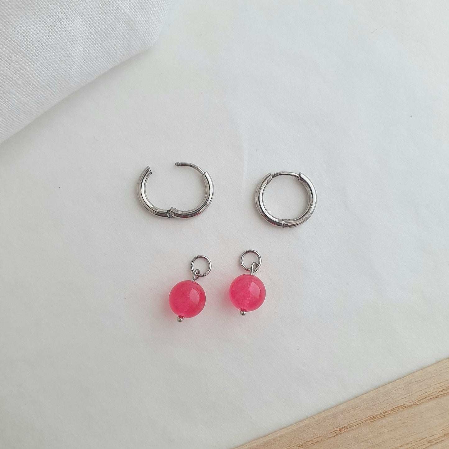 Vaihtoriipus kivihelmi (8mm), useita vaihtoehtoja