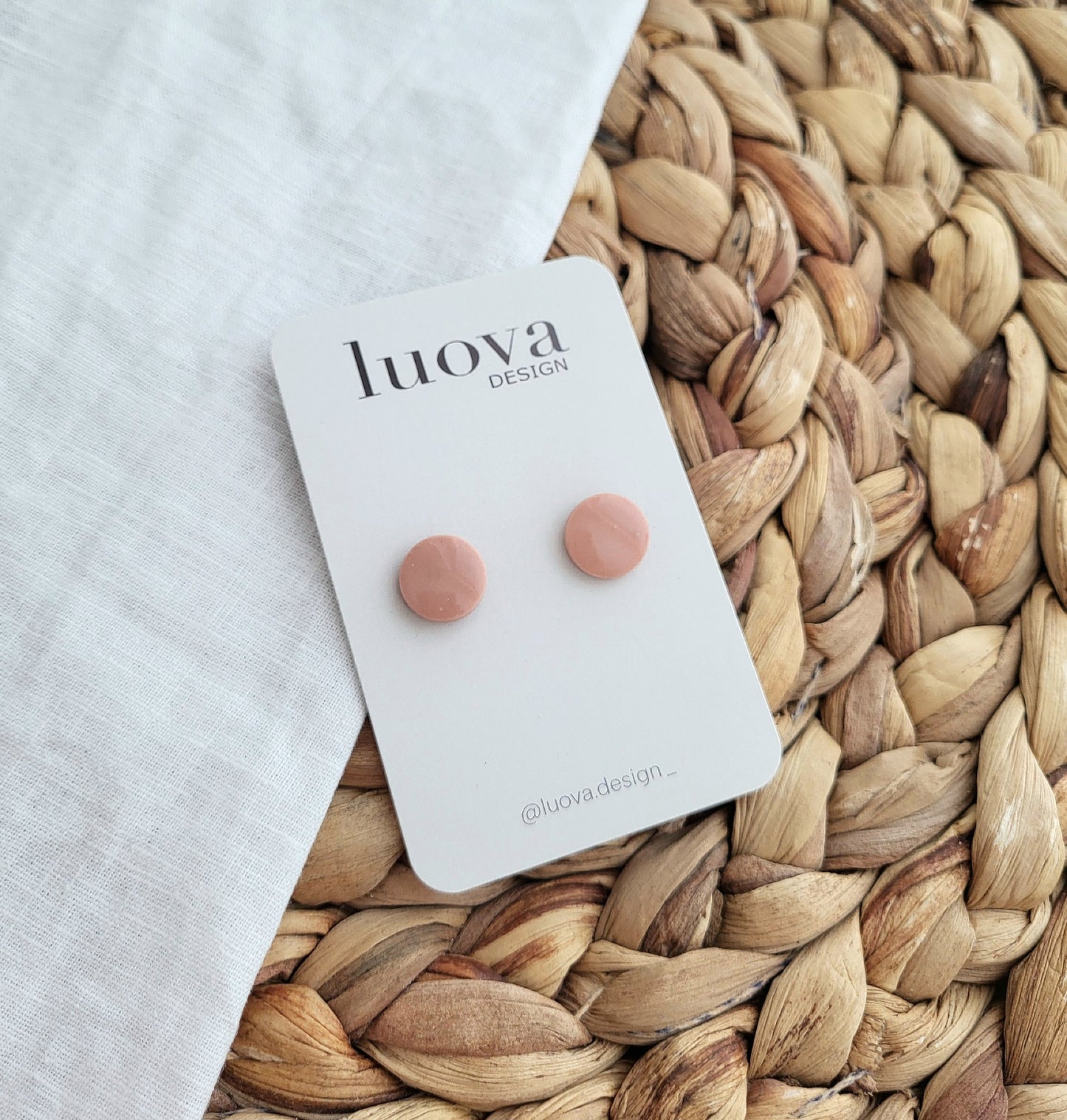 Nappikorvakorut kiilteellä 12mm (useita värejä)